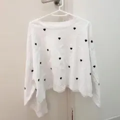 GRL グレイル ハート刺繍ロンT ロングTシャツ 長袖 冬服 春服