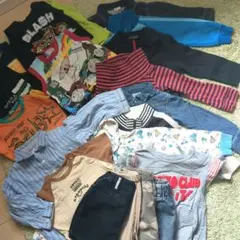 お買い得２０着　男の子　上下まとめ売り ９０cm　トーマス　アンパンマン