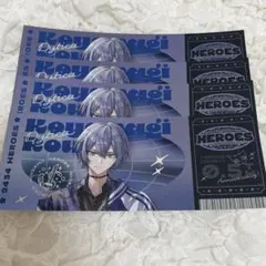 Dytica 小柳ロウ ハーフアニバーサリー チケット風カード ノーマル セット