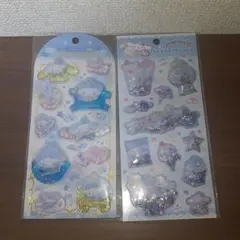 サンリオ　シナモン　ウォーターインシール　キラキラカプセルシール