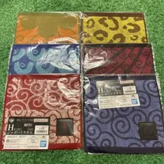 一番くじ　ワンピース　ジャガードタオル　6種　コンプリート