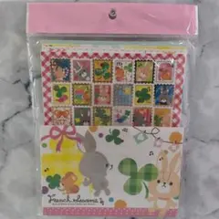 平成レトロ うさぎメモ帳4点まとめ売り シール サンエックス クーリア