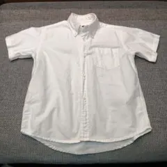 SHIPS ホワイト ボタンダウン　Yシャツ 130