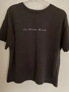 GRL ロゴTシャツ ダークブラウン
