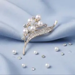 ❤24時間以内発送❤コサージュ 入学式 桜 式典 ブローチ パール　真珠　アクセ