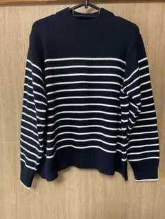 UNIQLO セーター　ネイビー×ホワイトボーダー