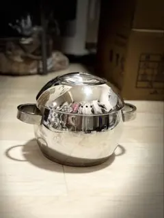 IKEA ステンレススチール 両手鍋 美品のサムネイル