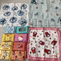 【レア】平成レトロ サンリオ ハンカチ・ティッシュセット