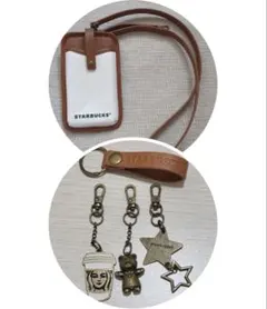 スタバSTARBUCKS スマホショルダーバッグ チャーム付き　スマホケース