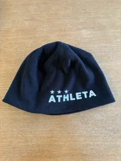 ATHLETA フリースキャップ 黒 サッカーのサムネイル