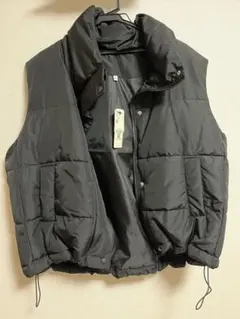 ブラック ダウンベスト Lサイズ 2990円