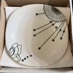 【新品未使用】ハナエ・モリ　四角デザイン皿5枚セット　 カレー・パスタ多用途