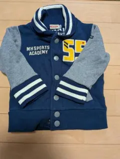 ミキハウス ジャケット 80サイズ ネイビー グレー