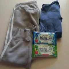 【難】【裏起毛】130 ズボン ヒートテック 新品除菌シート