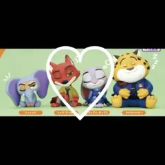 肩ズンFig. ズートピア　ガチャガチャ　ニック　ジュディ　2つ　セット