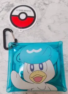 ポケモン PVC ミニポーチ 水色キャラクター