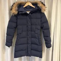 【最終値下げ】PYRENEX ダウンジャケット ネイビー 36号【今週取り下げ】