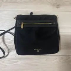 MICHAEL KORS ブラックショルダーバッグ