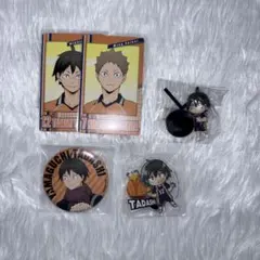 ハイキュー!! 山口忠 缶バッジ アクキー フィギュア チョコエッグ セット