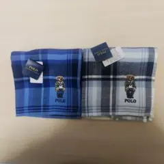 ラルフローレン　タオルハンカチ　2枚　新品　㉓のサムネイル