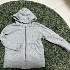 Champion フルジップパーカー サイズ100 グレー