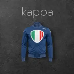 Kappa イタリア 刺繍ワッペン ジャージ M ネイビー グリーンレッドのサムネイル