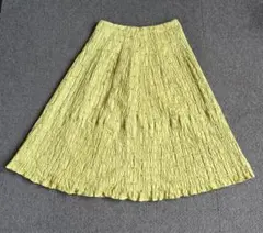 シビラ Sybilla マスタード色の刺繍柄スカートのサムネイル