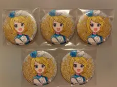 プロジェクトセカイ プロセカ グリッター缶バッジ ローソン HMV 鏡音リン