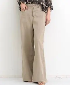 【RED CARD/レッド カード】 COTTON LINEN PANTSアパのサムネイル
