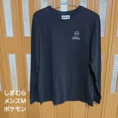 しまむら　メンズM　長袖Tシャツ　ピカチュウ　ミミッキュのサムネイル