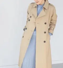 美品♡Bming ベージュ ダブルブレスト トレンチコート Sサイズのサムネイル