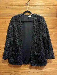 h&m プードルニット風カーディガン ジャケット