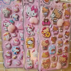 ワケアリ！ハローキティ ももシール　おしりシール　日焼けキテイ　3枚セット