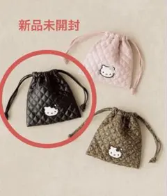 LOWRYS FARM × HELLO KITTY 巾着ポーチ