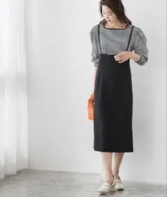 ショルダーストラップサロペットスカートのサムネイル