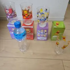 未使用 ディズニー キャラクター グラス 4点セット ③