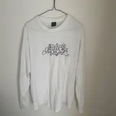 HUF ホワイト ロングスリーブTシャツ Mサイズ