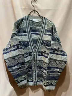 Fantasie di Settembre 　総柄ニットカーディガン　48 古着