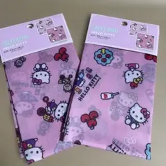 ハローキティ 生地 60cm x 48cm2枚セット。
