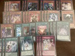 魔妖デッキ　遊戯王　スリーブ付き