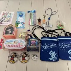 ディズニー　バケーションパッケージ　弁当　コースター 文房具　貯金箱　セット4