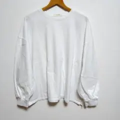 カットソー　白　無地　ホワイト　韓国