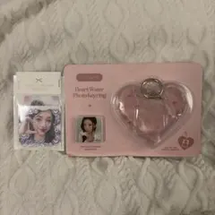 ロムアンド ILLIT ウォンヒ ウォニ ハートウォーターフォトキーリング