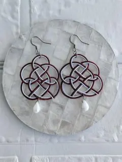 亀結び水引ピアス