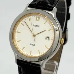 美品・ソーラーSEIKO セイコー V158-0AW0 デイデイト 鏡面仕上げ
