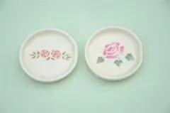 マニーステンシルローズ　ローズ　スプーンレスト2点セット　箸置き　日本製　新品