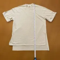 グレー半袖 Tシャツ サイドスリット ロールアップのサムネイル