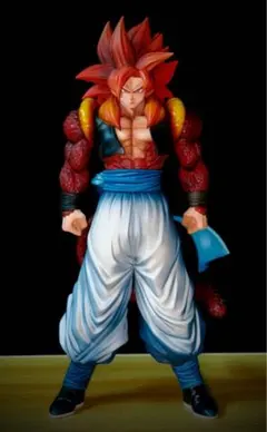 ゆ*う様 ドラゴンボールGT 超サイヤ人4ゴジータ 33cm 塗装済み完成品
