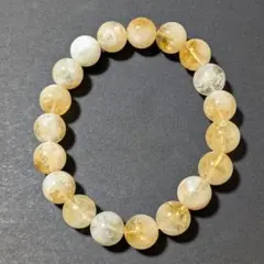 一点物【9-17】❤️10mm【シトリン】天然石パワーストーンブレスレット