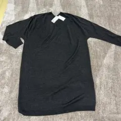 新品ユニクロ3DエクストラファインメリノコクーンワンピースXXL大きいサイズ